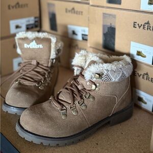 Women's Brown Winter Boots 🥾